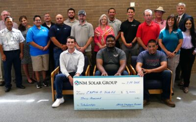 NM Solar Group Awards Scholarships to ENMU-Roswell Students