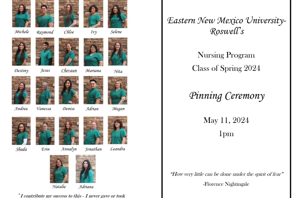 Nursing Program Pinning Ceremony (Spring 2024)