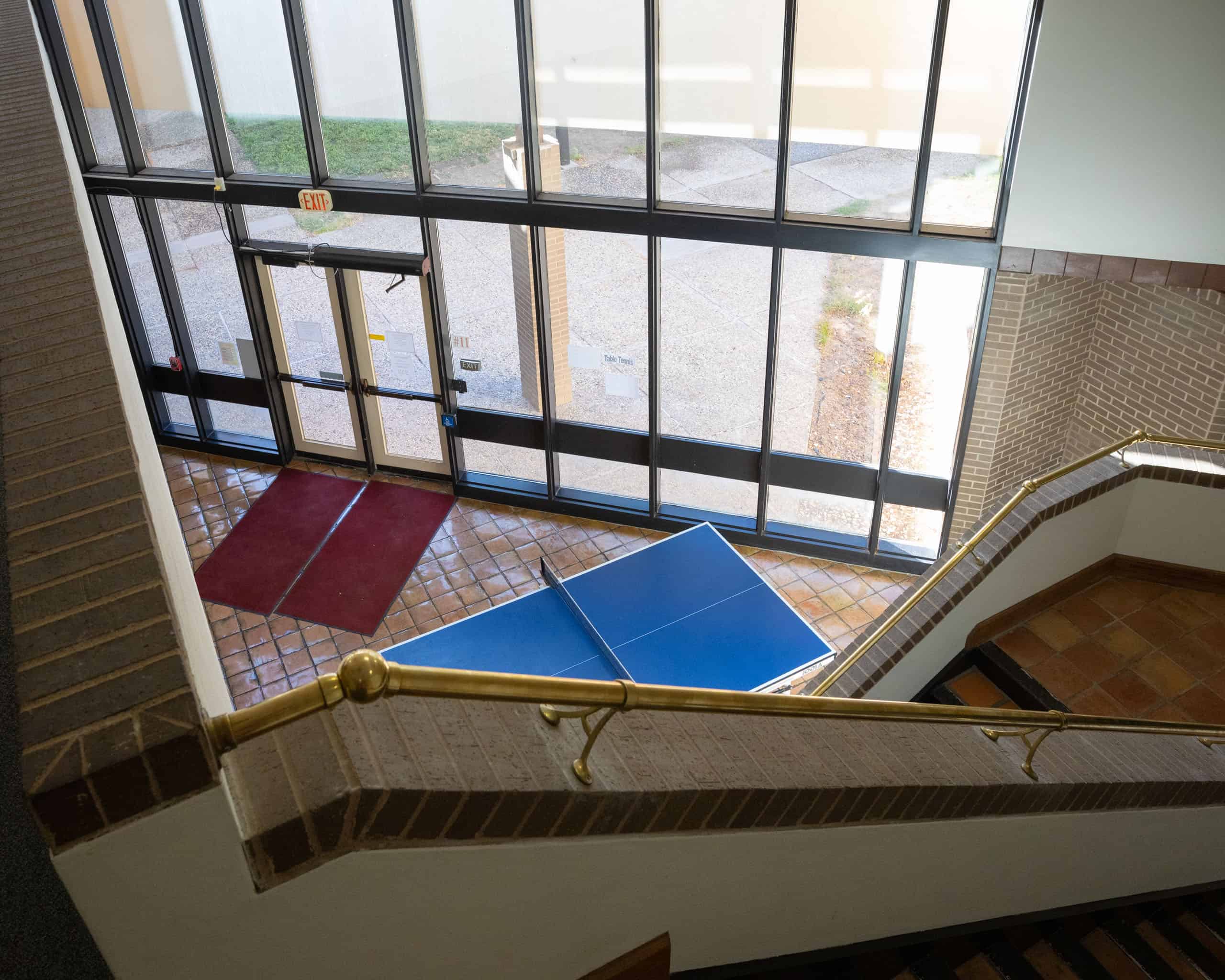 PEC Inside view of the stairs leading to the second 2nd level from the top