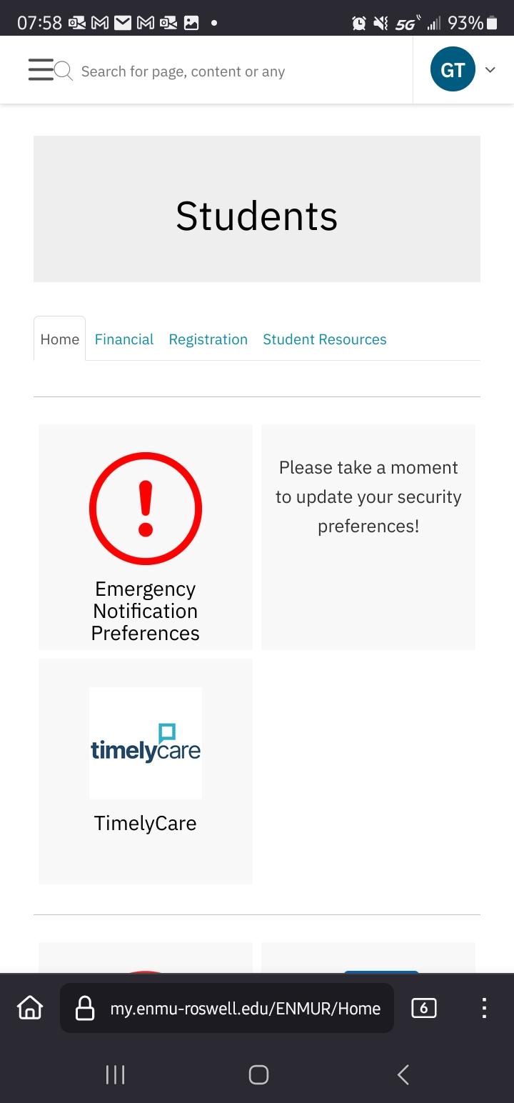 Screen capture of the ADFS authentication page used to sign in to the student / staff portal and other ENMU-Roswell resources. This image is for demonstration purposes only.