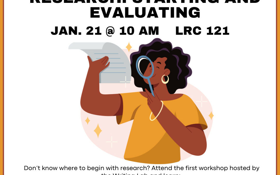 Writing Lab Workshop: A Beginner’s Guide to Research